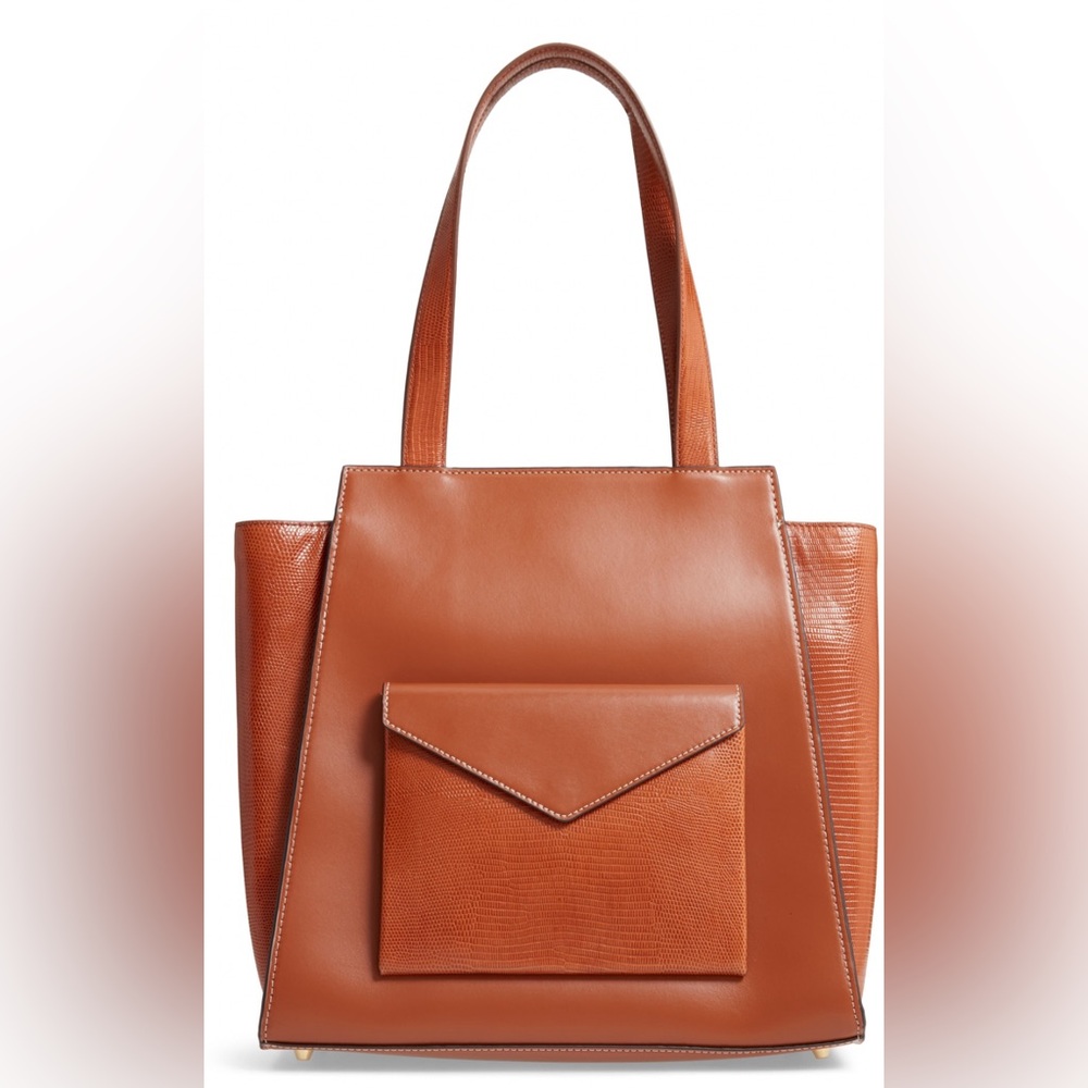 STAUD Wyatt Leather Tote Bag